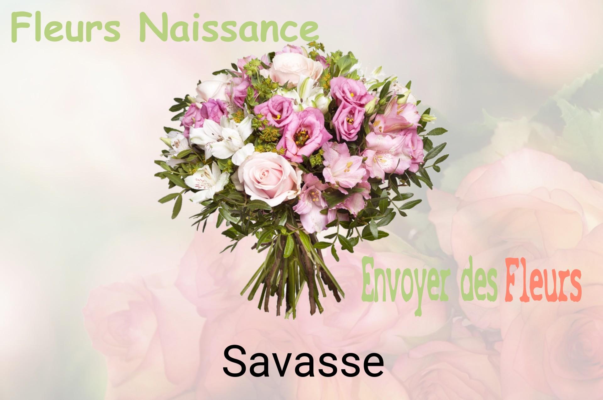 Bouquet de fleurs de naissance livré à Savasse